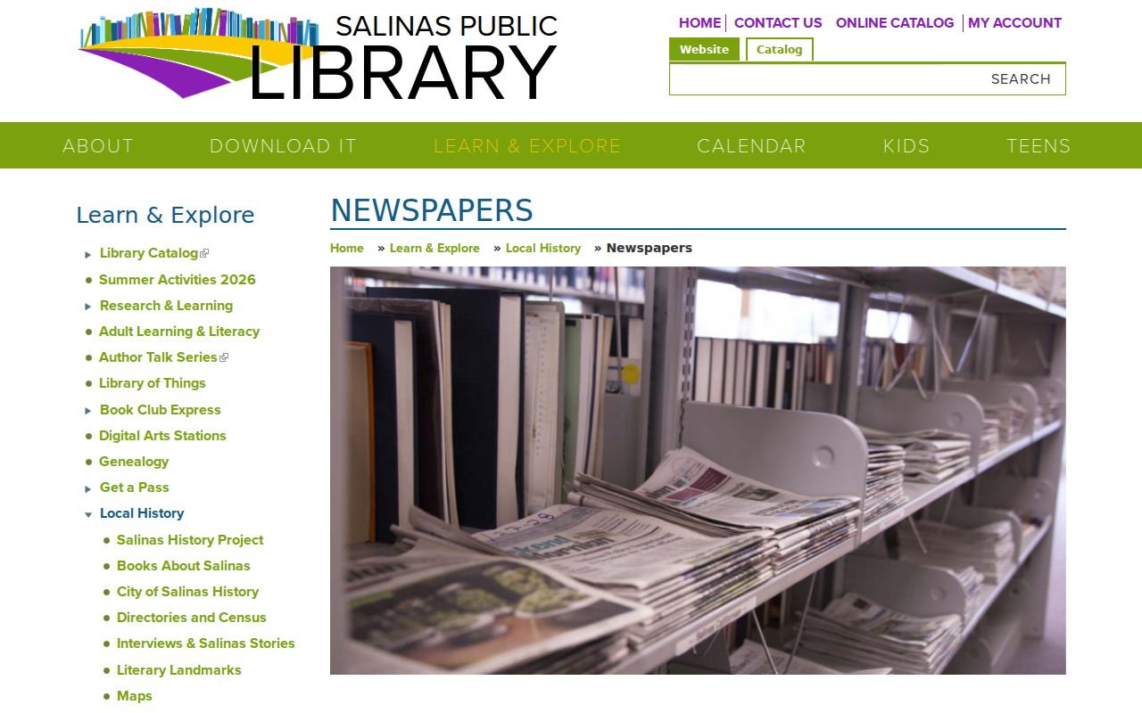 Salinas city directory historical newspaper collection