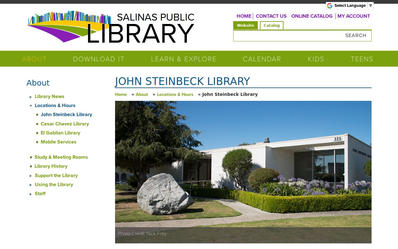 Salinas residents directory John Steinbeck Library local history collection